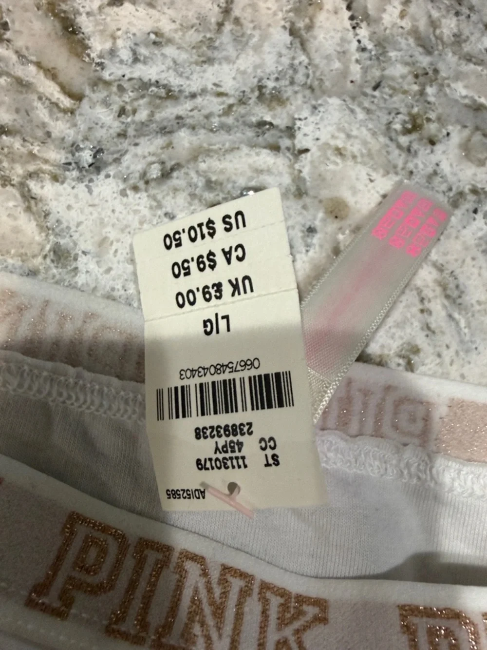 PINK Victoria's Secret White and Gray Camo Hipster Bikini Panty - Picture 3 of 6